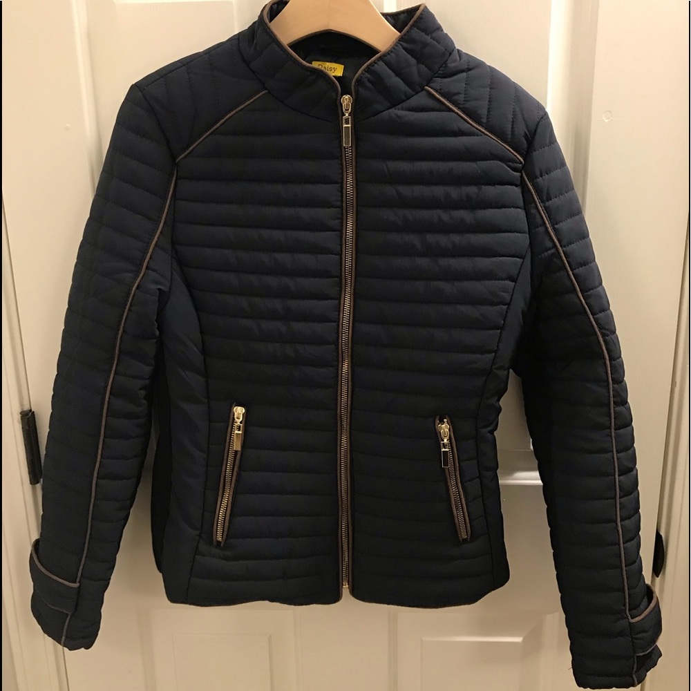 Navy Puffer Jacket